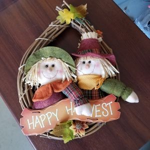 Happy Harvest Scarecrow Fall Decor